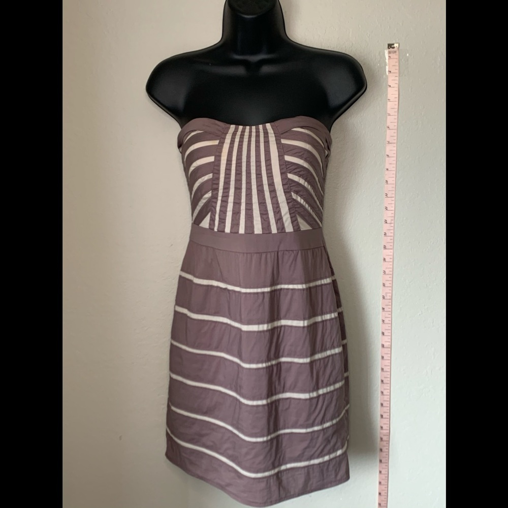 Strapless Tan Sundress